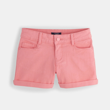 Avis Short en toile rose fille OKAIDI 1