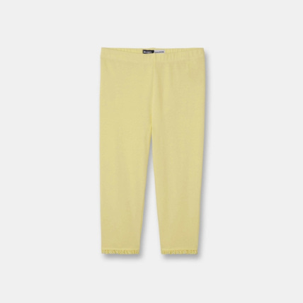 Avis Leggings ¾ fantaisie jaune fille OKAIDI 1