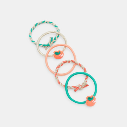 Avis Elastiques fraises (lot de 5) orange fille OKAIDI 1