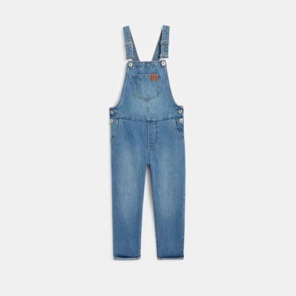Avis Salopette en jean délavé bleue fille OKAIDI 1