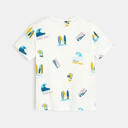 Avis T-shirt imprimé blanc garçon OKAIDI 4