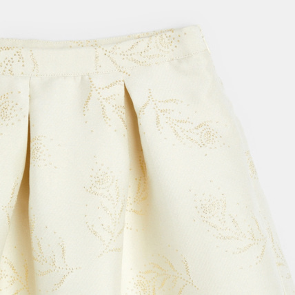Avis Jupe jacquard à motifs irisés beige fille OKAIDI 3