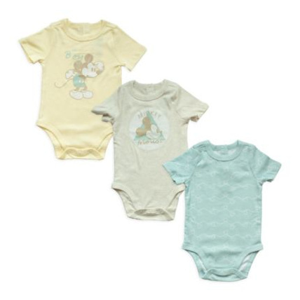 Avis Lot de 3 bodies Mickey pour bébés DISNEY 1