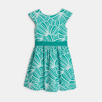 Avis Robe chic imprimée verte fille OKAIDI 2