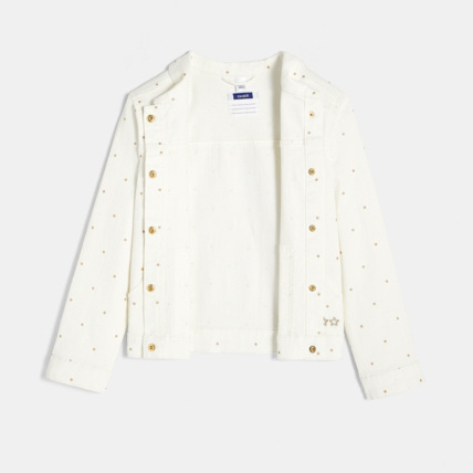 Avis Veste en toile blanc fille OKAIDI 2