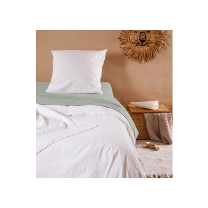 Avis Taie d'oreiller Satin de Coton Bio lavé KADOLIS 5