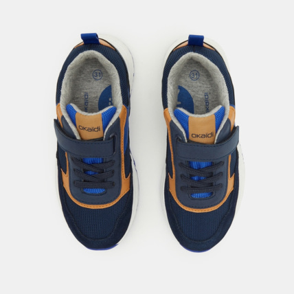 Avis Tennis running style dadshoes à lacets bleues garçon OKAIDI 2