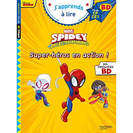 Avis Disney BD Fin de CP - CE1 - Spidey - Super-héros en action Hachette Éducation 1