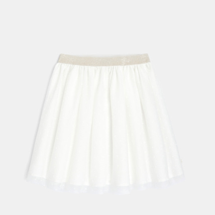 Avis Jupe tutu plumetis blanche fille OKAIDI 2