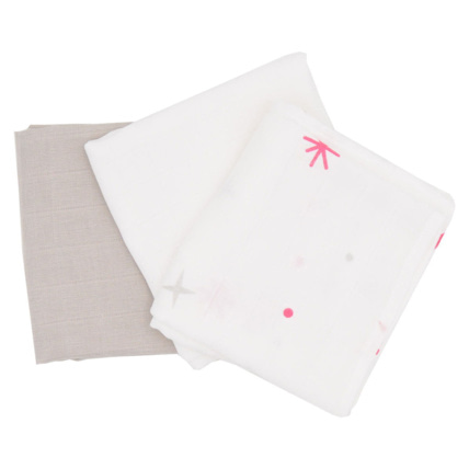 Avis Lot de 3 langes en coton Babycalin 1