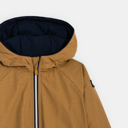 Avis Blouson doublé à capuche marron garçon OKAIDI 4