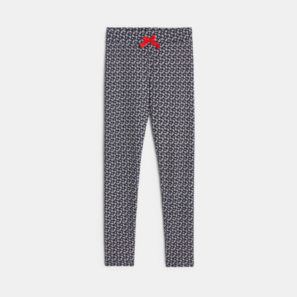 Avis Leggings imprimés en jersey rouge fille OKAIDI 1