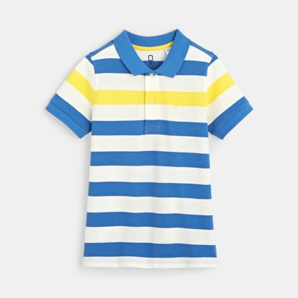 Avis Polo rayé jaune garçon OKAIDI 1
