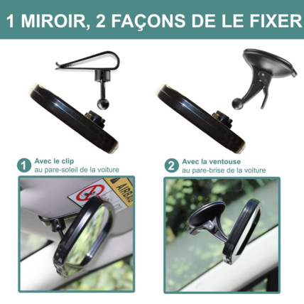 Avis Miroir rétroviseur avant double fixations Ezi Mini Ezimoov 3