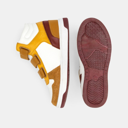 Avis Baskets street montantes jaunes garçon OKAIDI 3