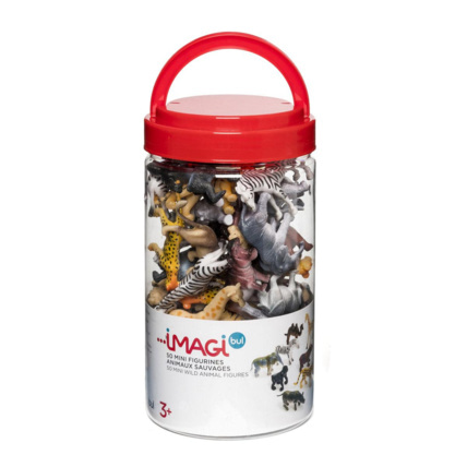 Avis 50 mini figurines animaux sauvages Oxybul 1