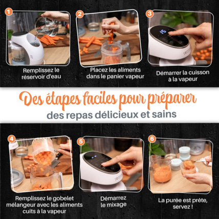 Avis Cuiseur Mixeur Multifonctions 7-en-1 SWEETY FOX 3