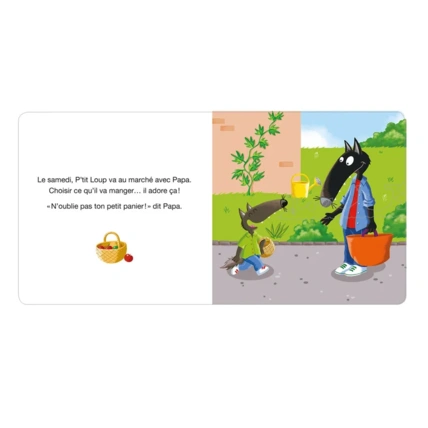 Avis Livre P'tit loup va au marché EDITIONS AUZOU 2