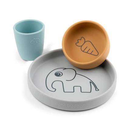 Avis Coffret repas en silicone Elphee DONE BY DEER 1