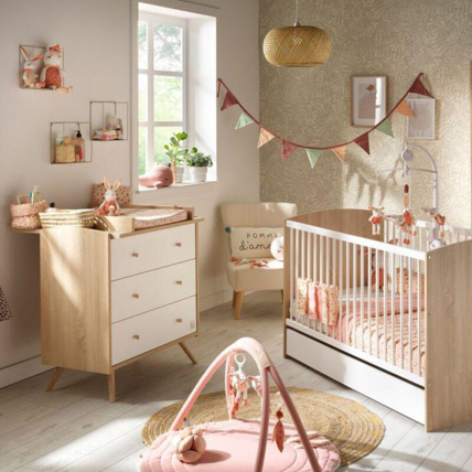 Avis Chambre Duo Access Lit bébé évolutif + Commode Sauthon 1