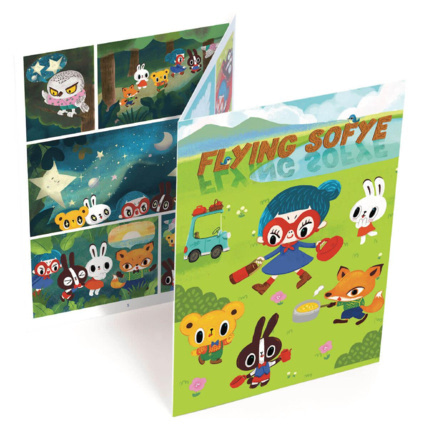 Avis Pochette décalcomanie Flying Sofye DJECO 1