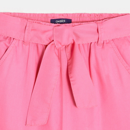 Avis Pantalon fluide uni rose fille OKAIDI 2