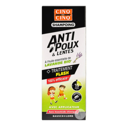 Avis Shampoing anti-poux lavande bio Cinq Sur Cinq Chauvin Bausch & Lomb 1
