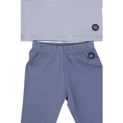Avis Ensemble T-shirt et legging Baby - coton - Jean/Blanc ARMOR-LUX 3