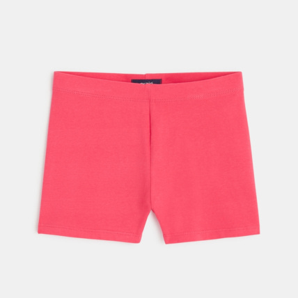 Avis Shorty uni en jersey rose fille OKAIDI 1