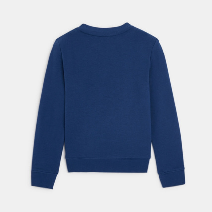 Avis Sweat-shirt à message "Prendre le large" bleu garçon OKAIDI 4