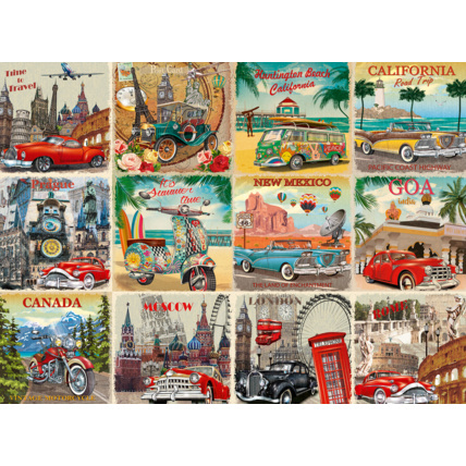 Avis Puzzle Collage Vintage BLUEBIRD PUZZLE 1