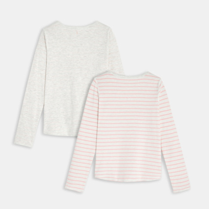 Avis Marinière réversible rose fille OKAIDI 4
