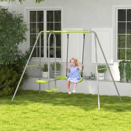 Avis Balançoire 2 agrès portique OUTSUNNY 2