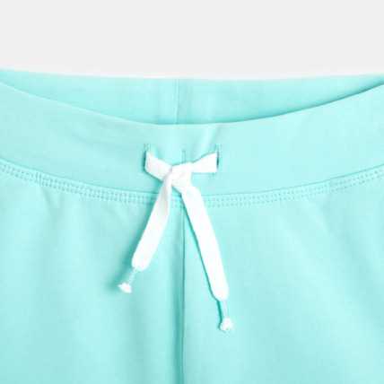 Avis Short uni en jersey bleu fille OKAIDI 3