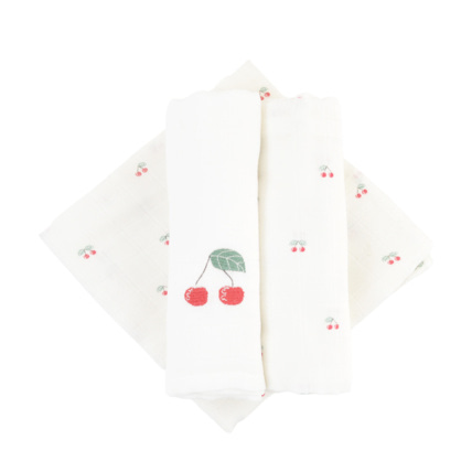 Avis Lot de 3 langes bébé coton bio little crevette 4