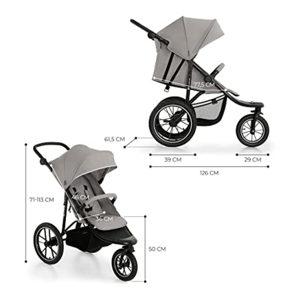 Avis Poussette 3 roues HELSI Kinderkraft 2