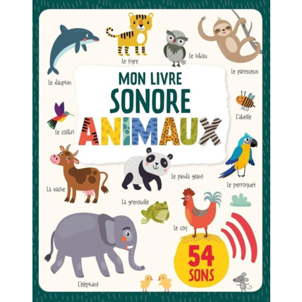 Avis Mon livre sonore : animaux 123 Soleil Editions 1