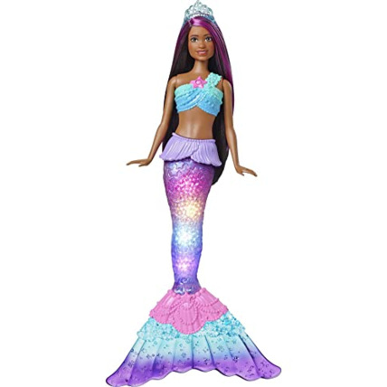 Avis Poupée Barbie Dreamtopia - Sirène Lumières Scintillantes brune BARBIE 1