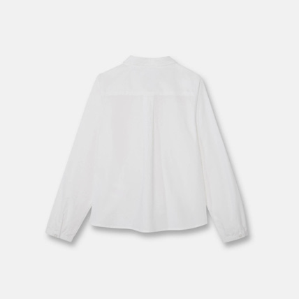 Avis Chemise unie blanche fille OKAIDI 2
