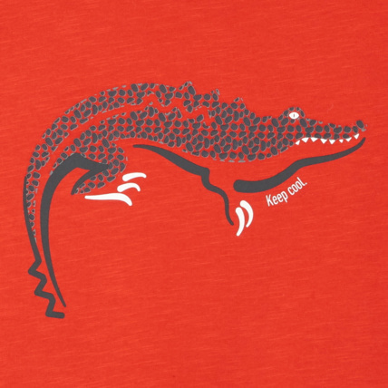Avis T-shirt animaux du désert orange garçon OKAIDI 2