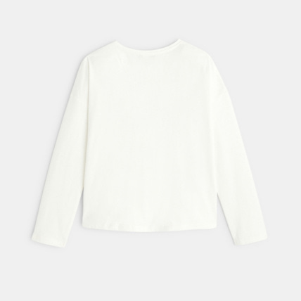 Avis T-shirt flower power blanc fille OKAIDI 3