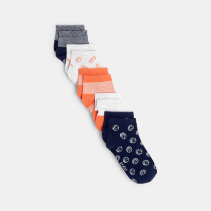 Avis Socquettes fantaisie (lot de 5) orange garçon OKAIDI 1