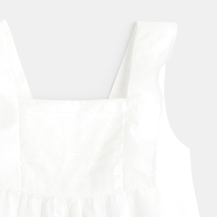 Avis Top à bretelles volantées blanc fille OKAIDI 3