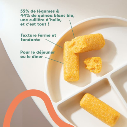 Avis Bâtonnet manger main : Butternut, quinoa blanc Yooji 2