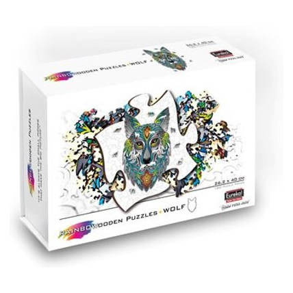 Avis Rainbow Wooden Puzzle LOUP Eureka 1