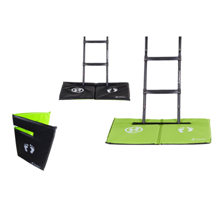 Avis Tapis de sol universel pour trampoline - Réversible noir ou vert Kangui 1