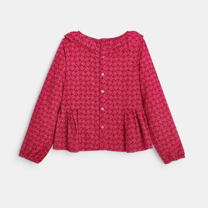 Avis Blouse velours imprimée rose fille OKAIDI 3