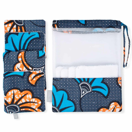 Avis Lingettes lavables 8 pièces, Wax Fleurs de mariage Sevira Kids 3