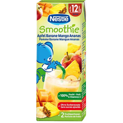Avis P'tits fruits : Smoothie pommes bananes mangues ananas NESTLÉ 1