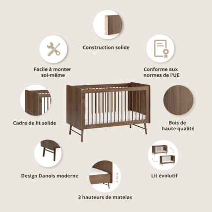 Avis Chambre bébé évolutive 3 éléments Roseau Petite Amélie 4